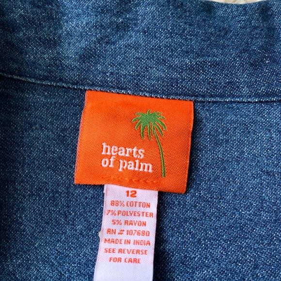 Vintage Embellished Jean Jacket. Never Worn. Size 12 - Picture 3 of 5